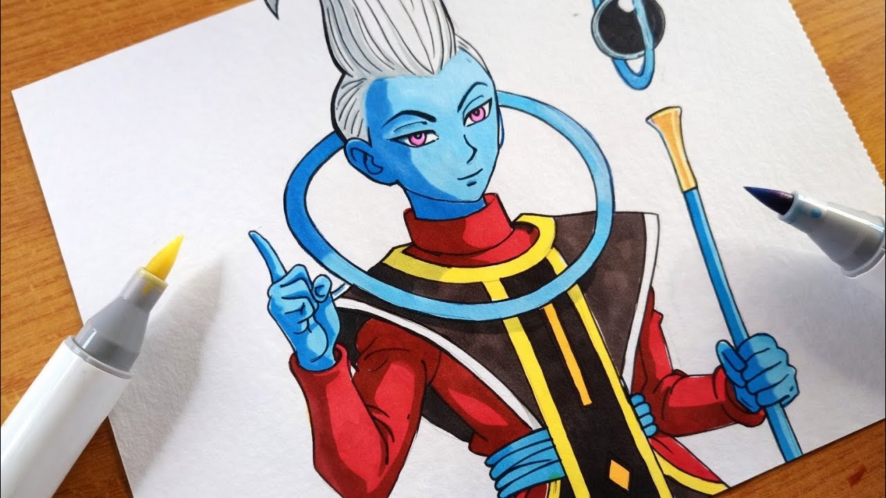 How To Draw Whis Step By Step | Dragon Ball Super Drawing Tutorial