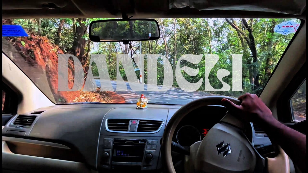 Dandeli Jungle Road POV | Peaceful Forest Car Drive