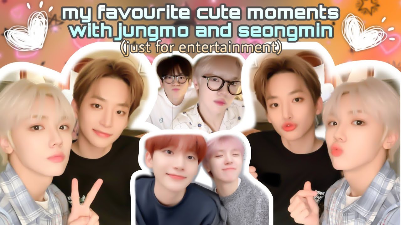 my favourite cute moments with jungmo and sеоngmin