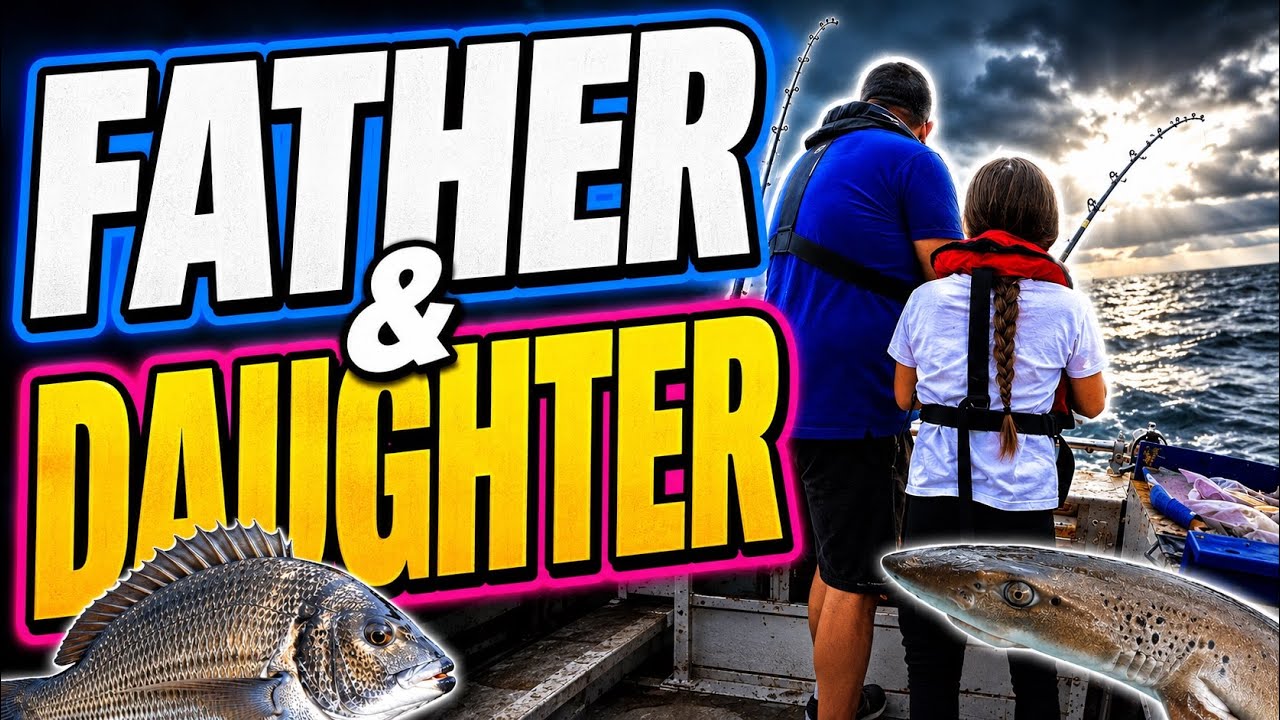 Black Bream Fishing, Father and Daughter Day on the Boat