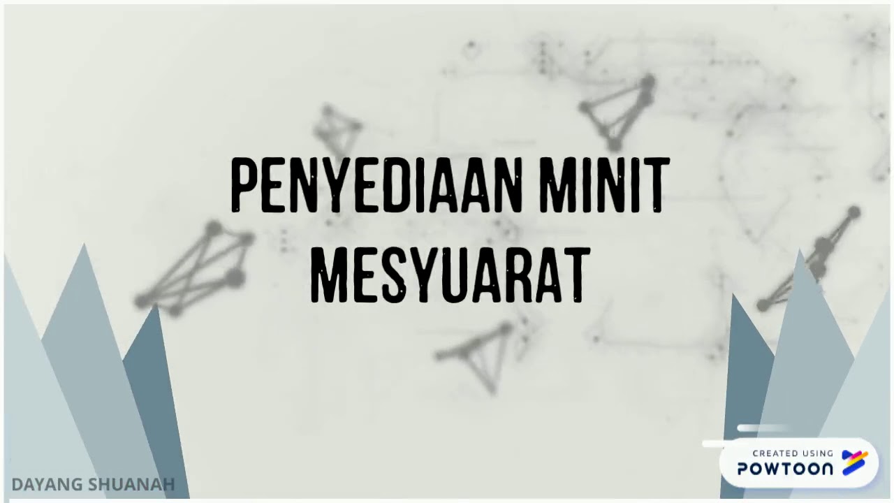 PENGURUSAN MINIT MESYUARAT #CikgooTUBE