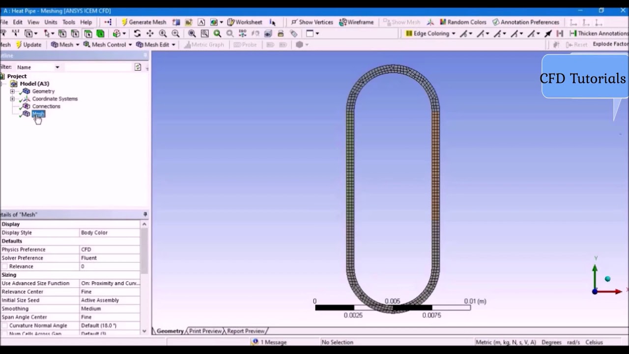 CFD Simulation Heat Pipe