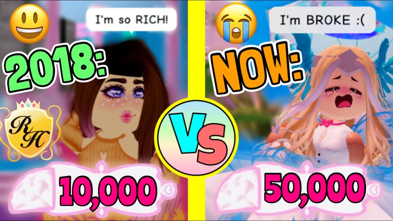 2018 VS Now in Royale High👑 ~Roblox