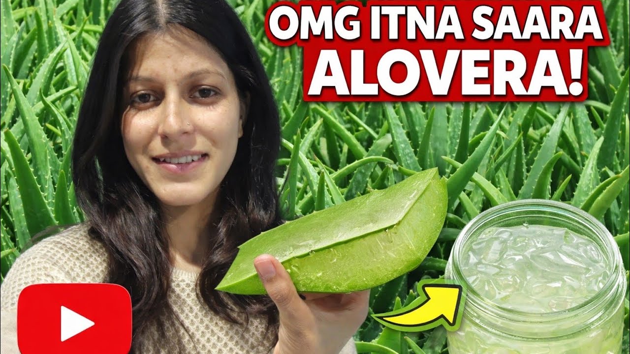 OMG Moment! Aloe Vera Hi Aloe Vera 🌿 | Satisfying View