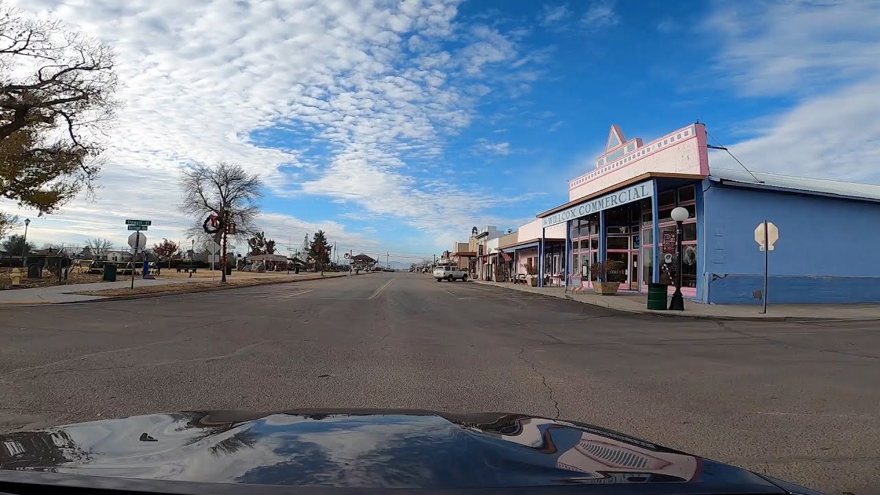 Willcox, Arizona - Driving Downtown Willcox