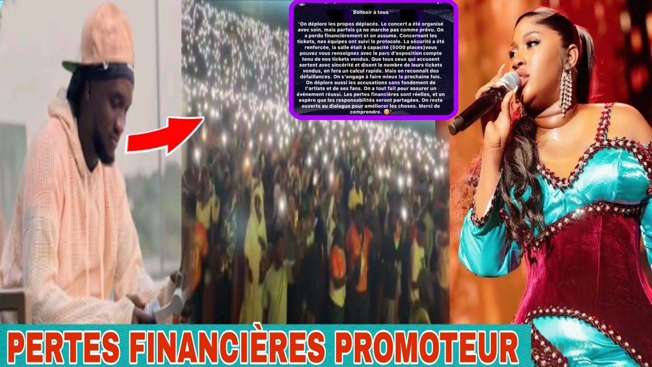 Mariam bah contre promoteur de son concert au parc des expositions d'Abidjan avec perte financière 