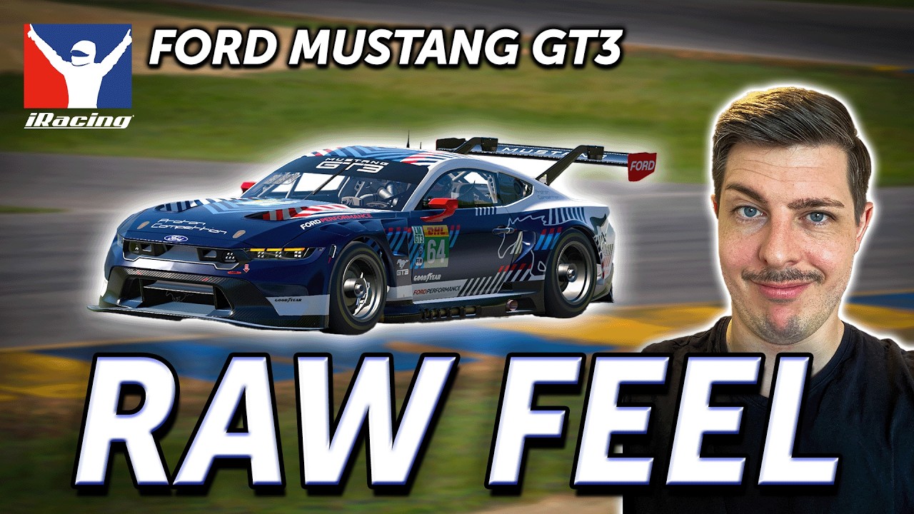 Обзор автомобиля iRacing | Ford Mustang GT3 – Каковы ощущения от вождения?
