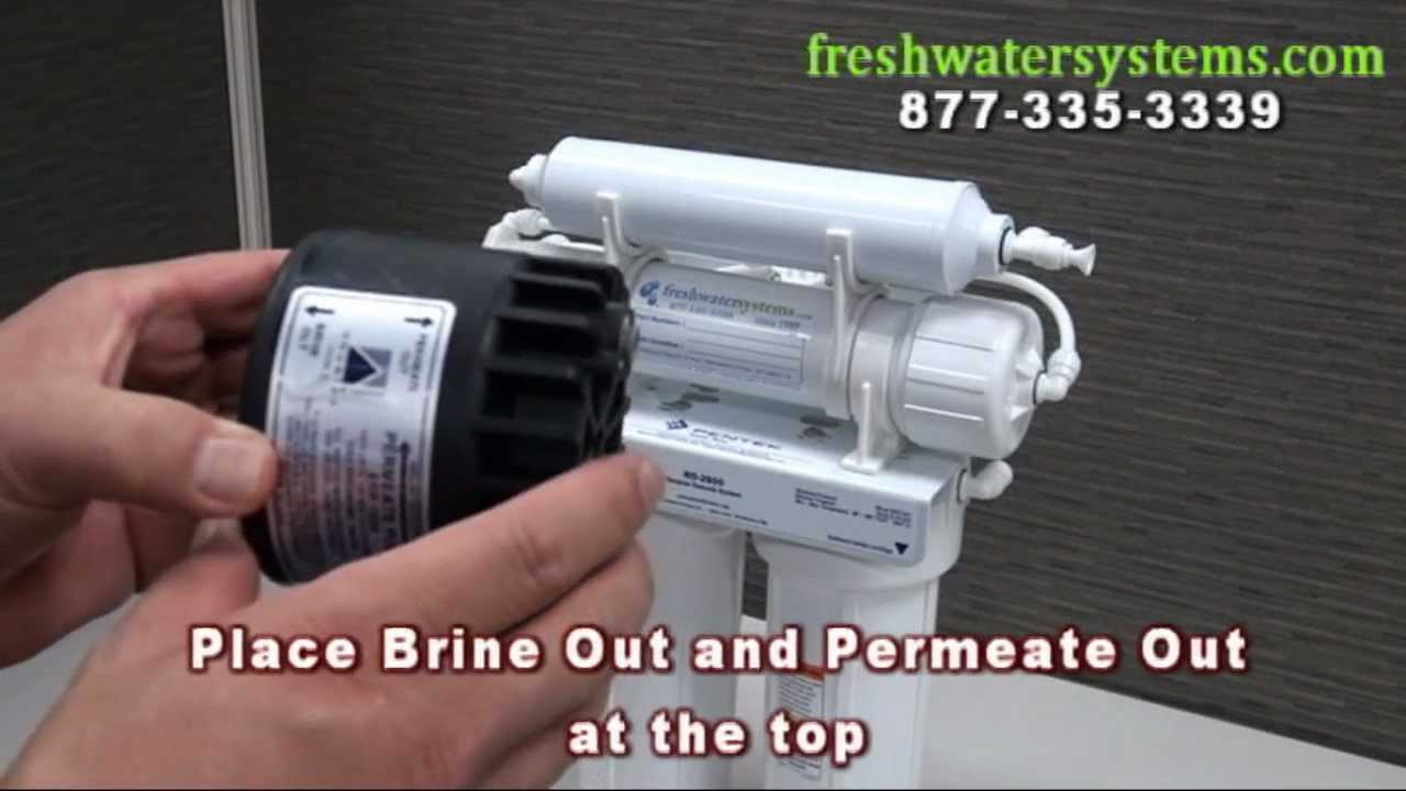 Installing the Permeate Pump Retrofit Kit to a 4 Stage RO System