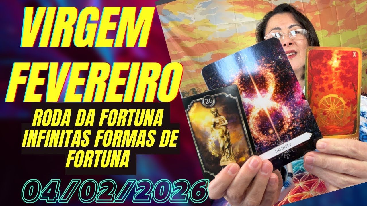 Virgem ♍️ FEVEREIRO 2026 FORTUNA VEM DE FORMAS INFINITAS , levanta e sai dessa tristeza 
