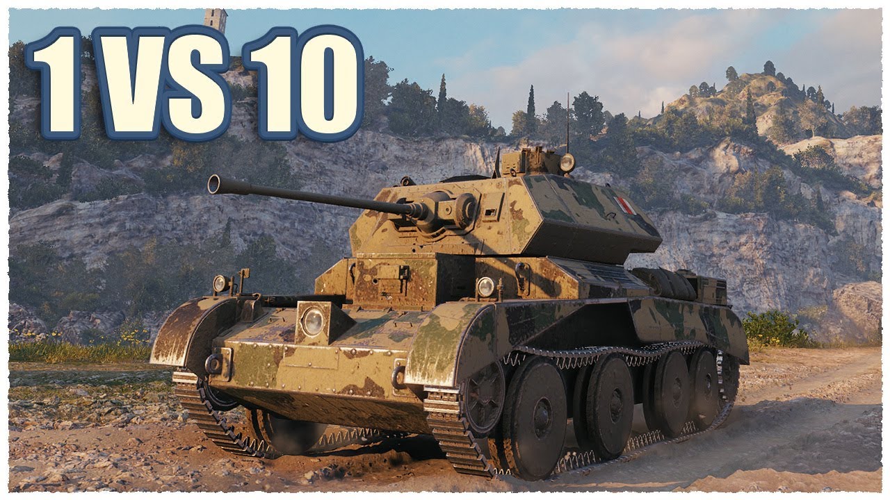 7205 Бой на Cruiser Mk. IV • 14 ФРАГОВ • 1 VS 10 • WoT Gameplay