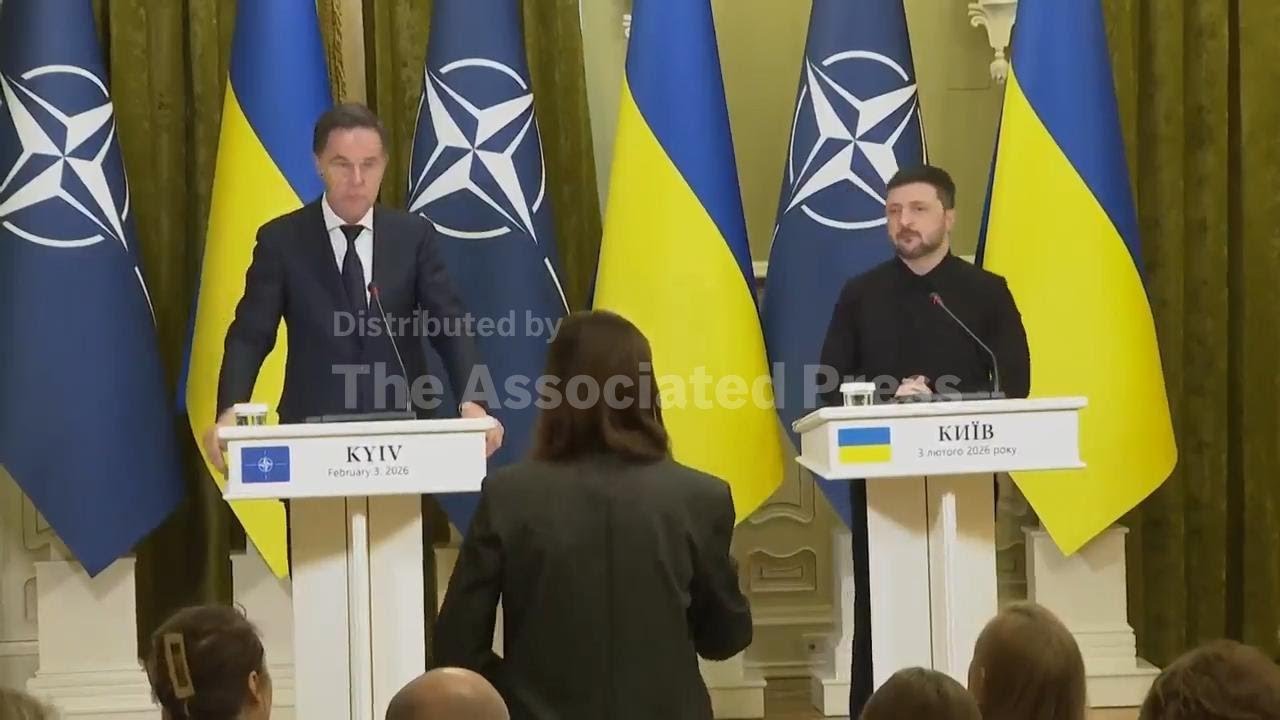 Zelenskyy and Rutte comment on Russian strikes ahead of new round of peace talks