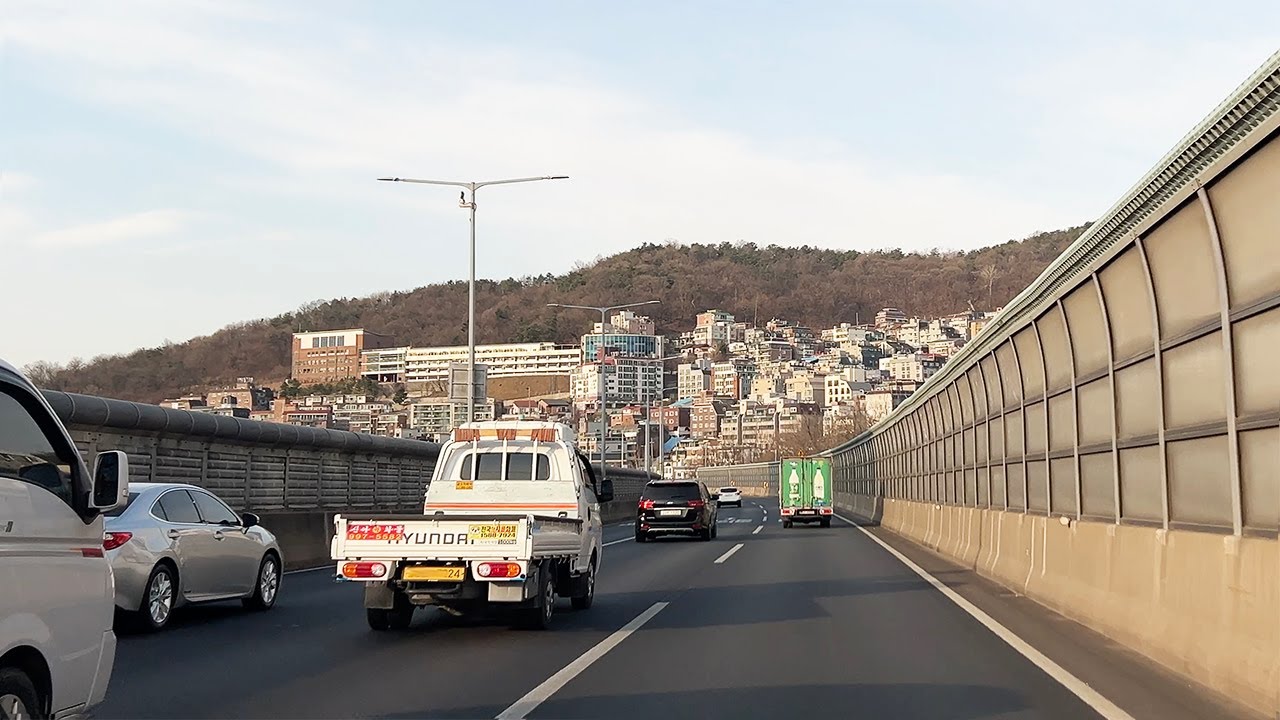 4K Сеул ASMR Drive, Вождение Сеула, Корея: #drive #Seoul #Корея