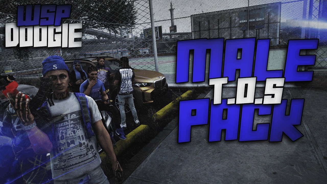 WSPDoogie Male Non-Branded | Unbranded Clothing Pack FiveM | Best Male T.O.S Pack for GTA RP 2026