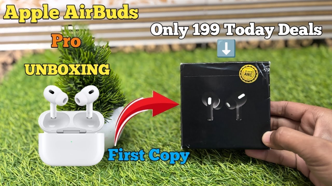 😱😱Apple AirPods Pro 2 Copy Unboxing & Review \ Cheapest AirPods / Flipkart Republic Day Sale 