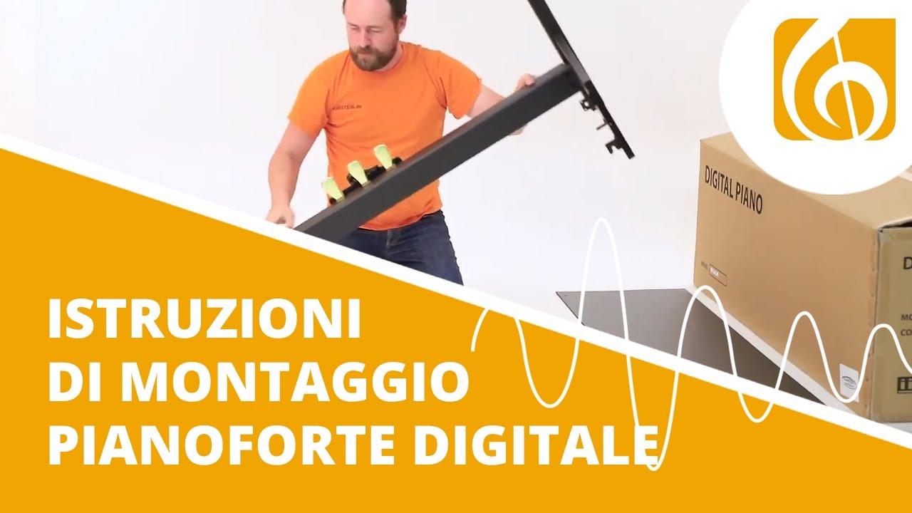 Istruzioni per il montaggio del Pianoforte digitale DP-50