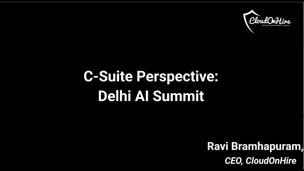 Top Insights from AI Summit Delhi | CEO Perspective