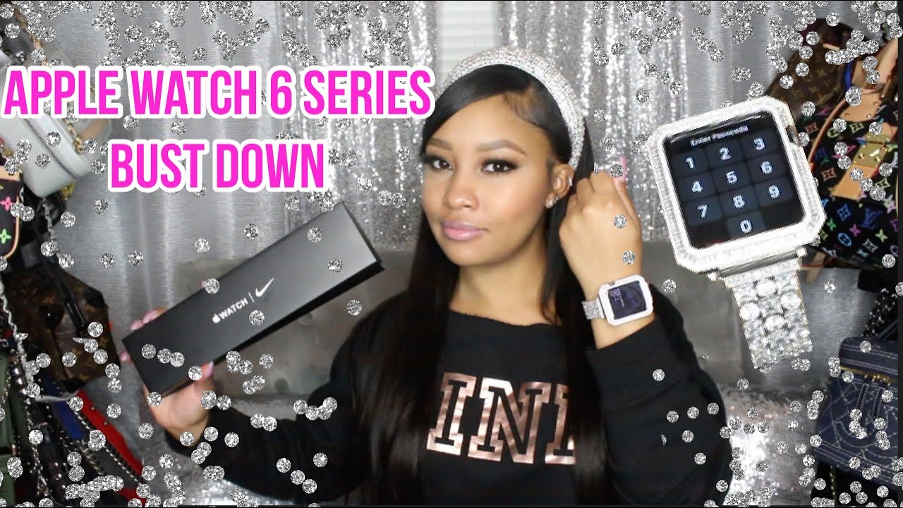 Apple Watch 6 Series Unboxing + How I Bust Down My Watch💎🧊💦