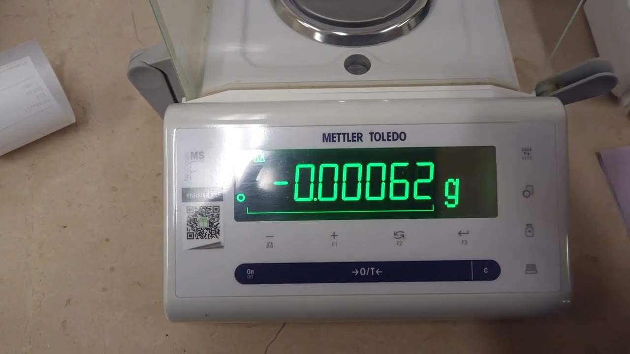 Mettler Toledo New Classic MS Weighing scale calibration setting