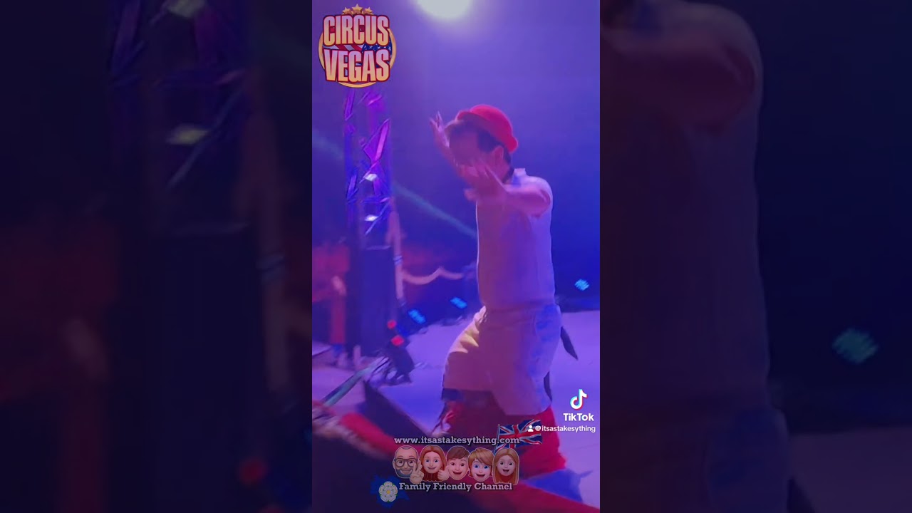 Clowning around at Circus Vegas Jito & Papeluxo having fun #shorts