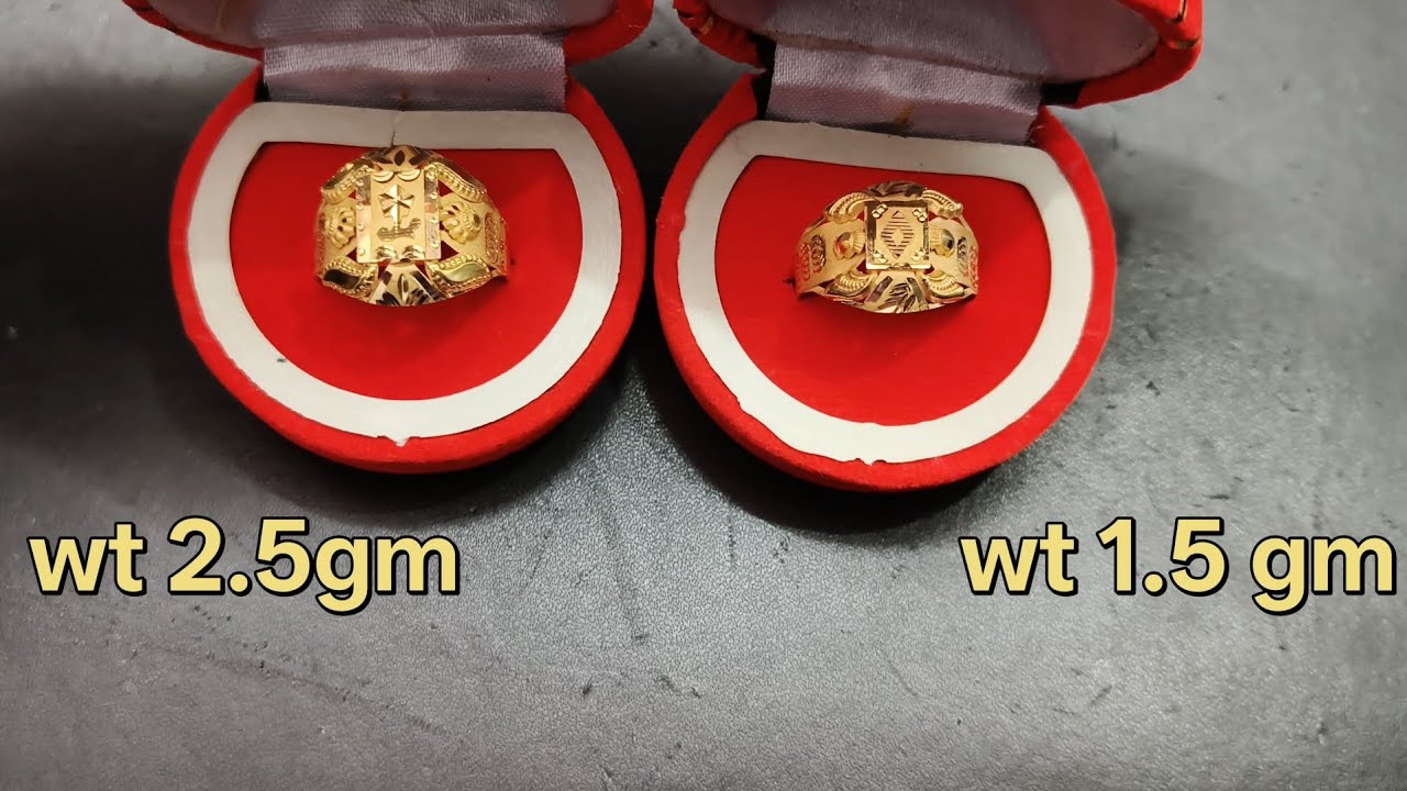 Maharaja ring 💍 2.5gm vs 1.5gm | Best Design Choice 🔥