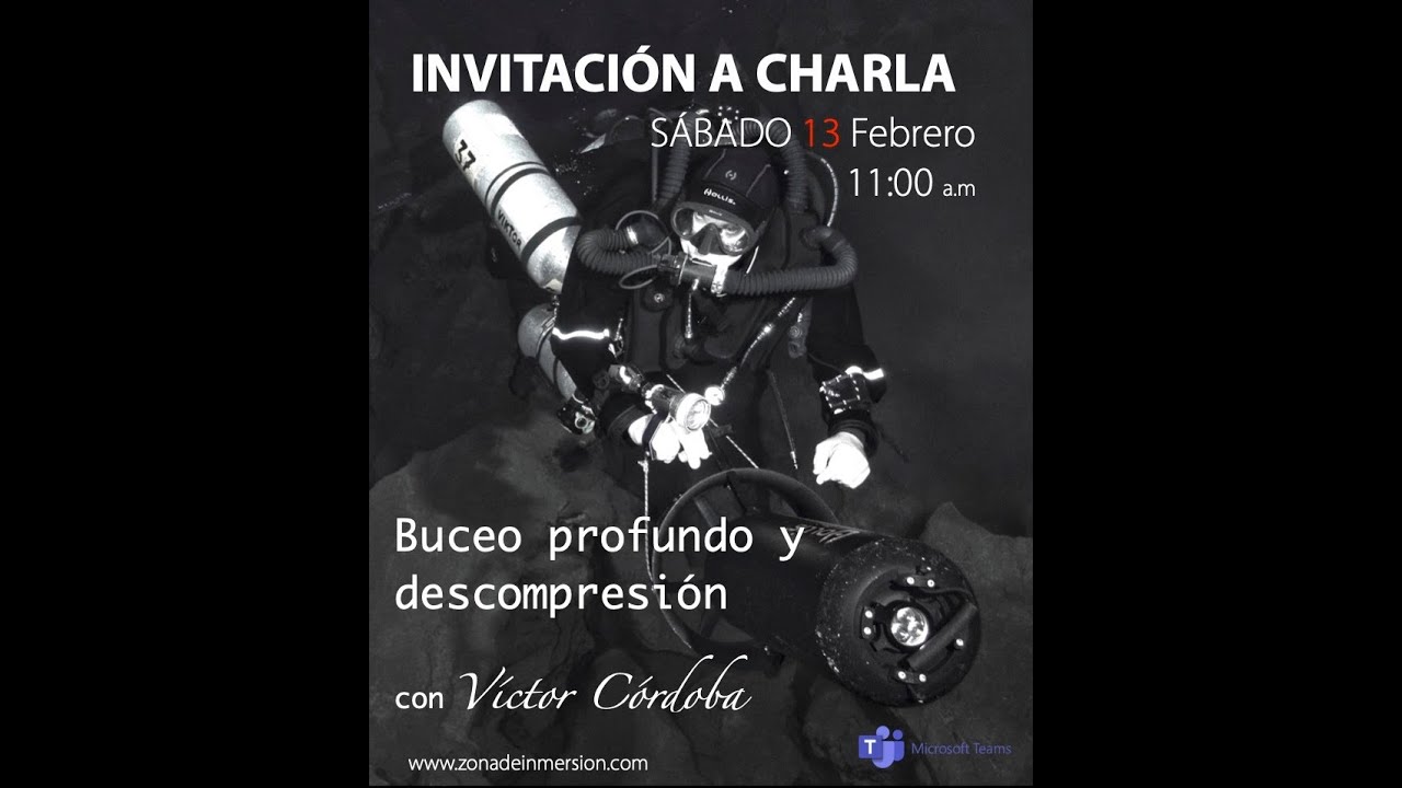 Zona de inMersión. Buceo profundo y descompresión por Víctor Córdoba. 13/02/2021
