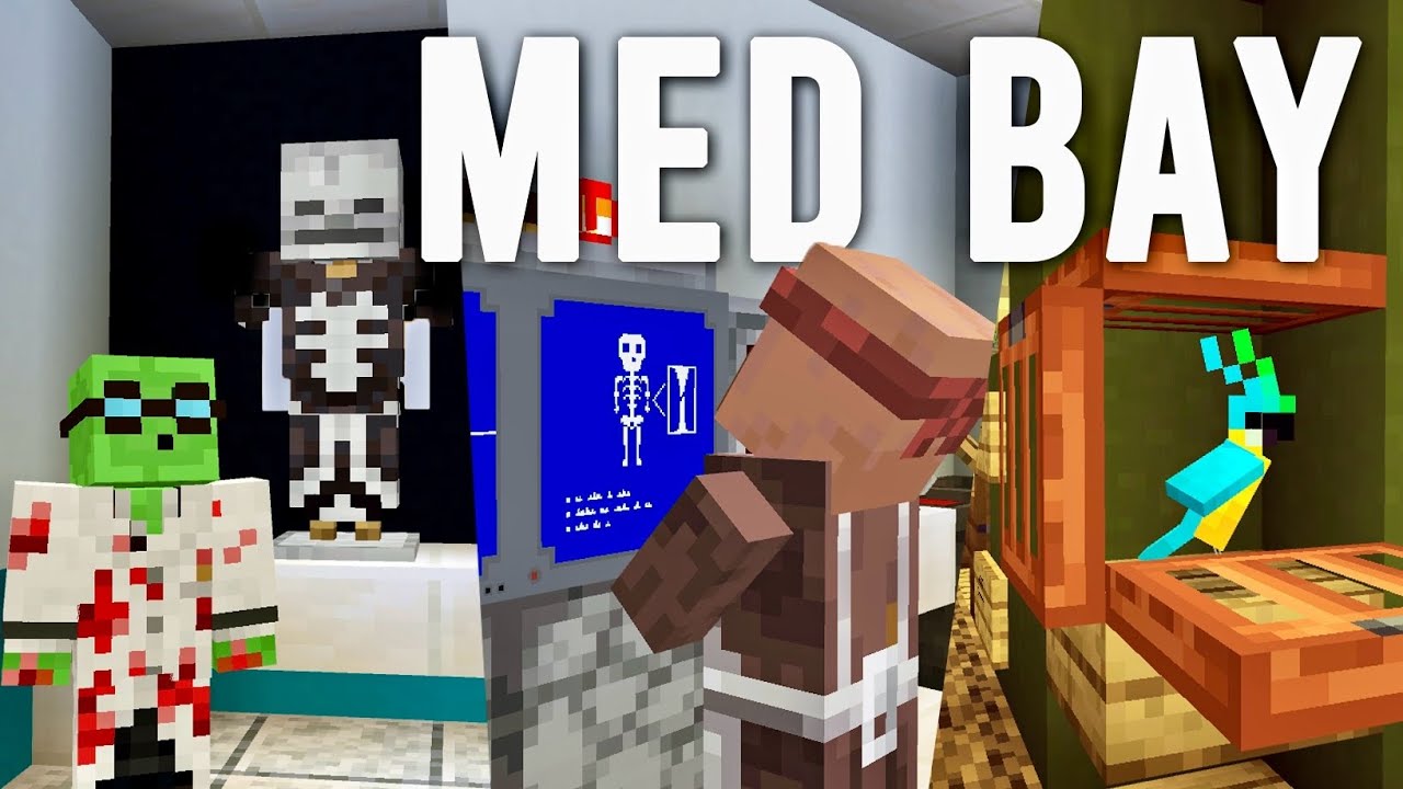 Making a Medical Bay! - Let's Play Minecraft 629
