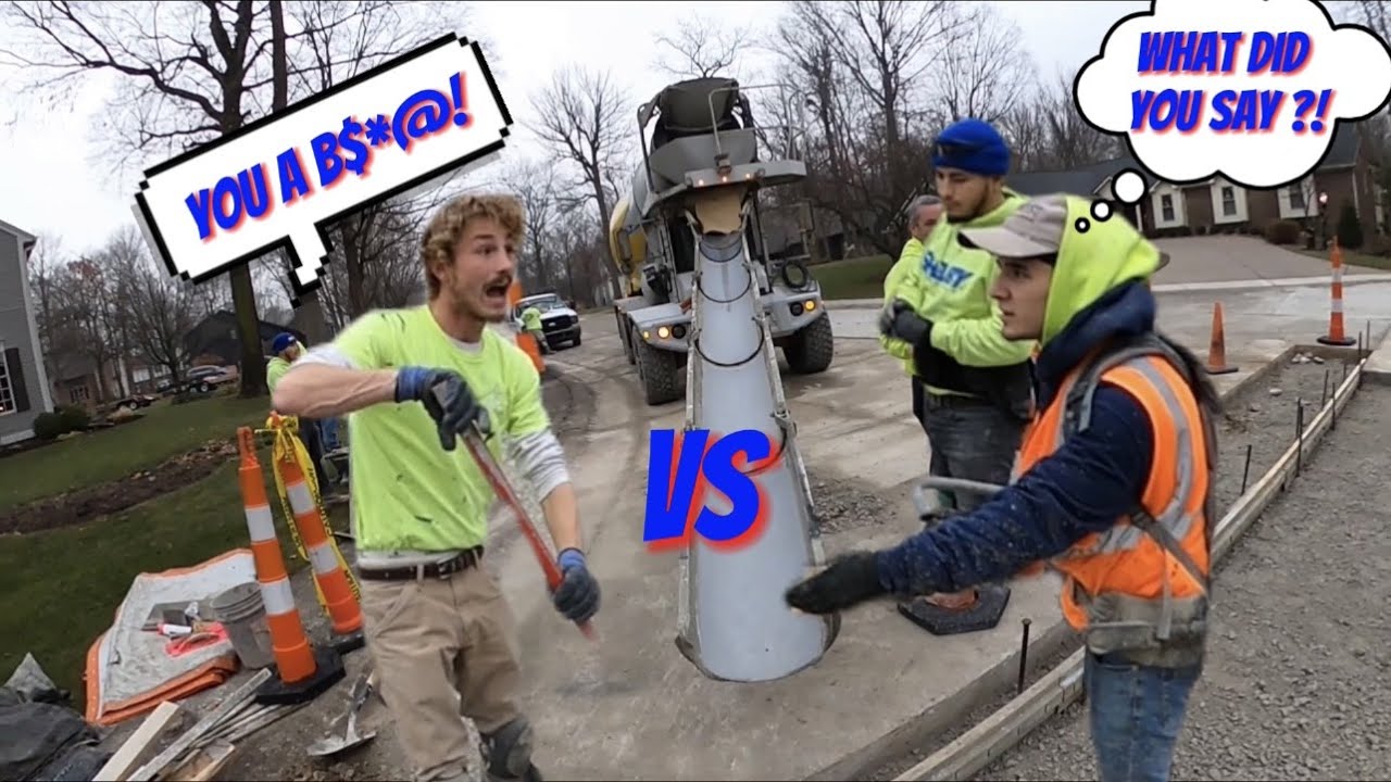 Drama! How to be a good labor concrete worker