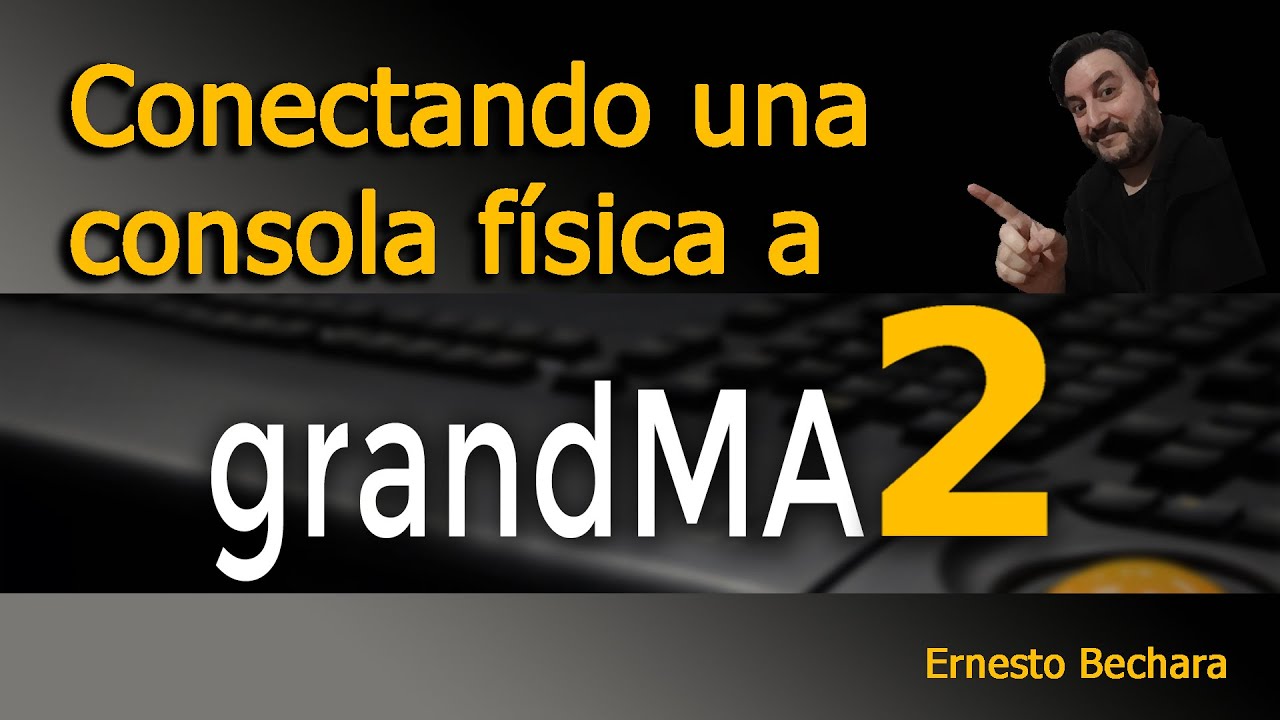 Como conectar una consola fisica DMX a un nodo GrandMA2
