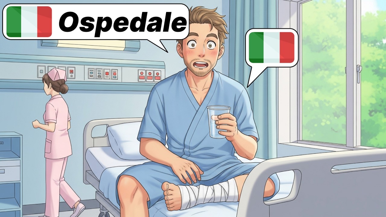 Learn Real Italian Conversation - Learn Useful Italian Vocabulary: In ospedale! 🚑