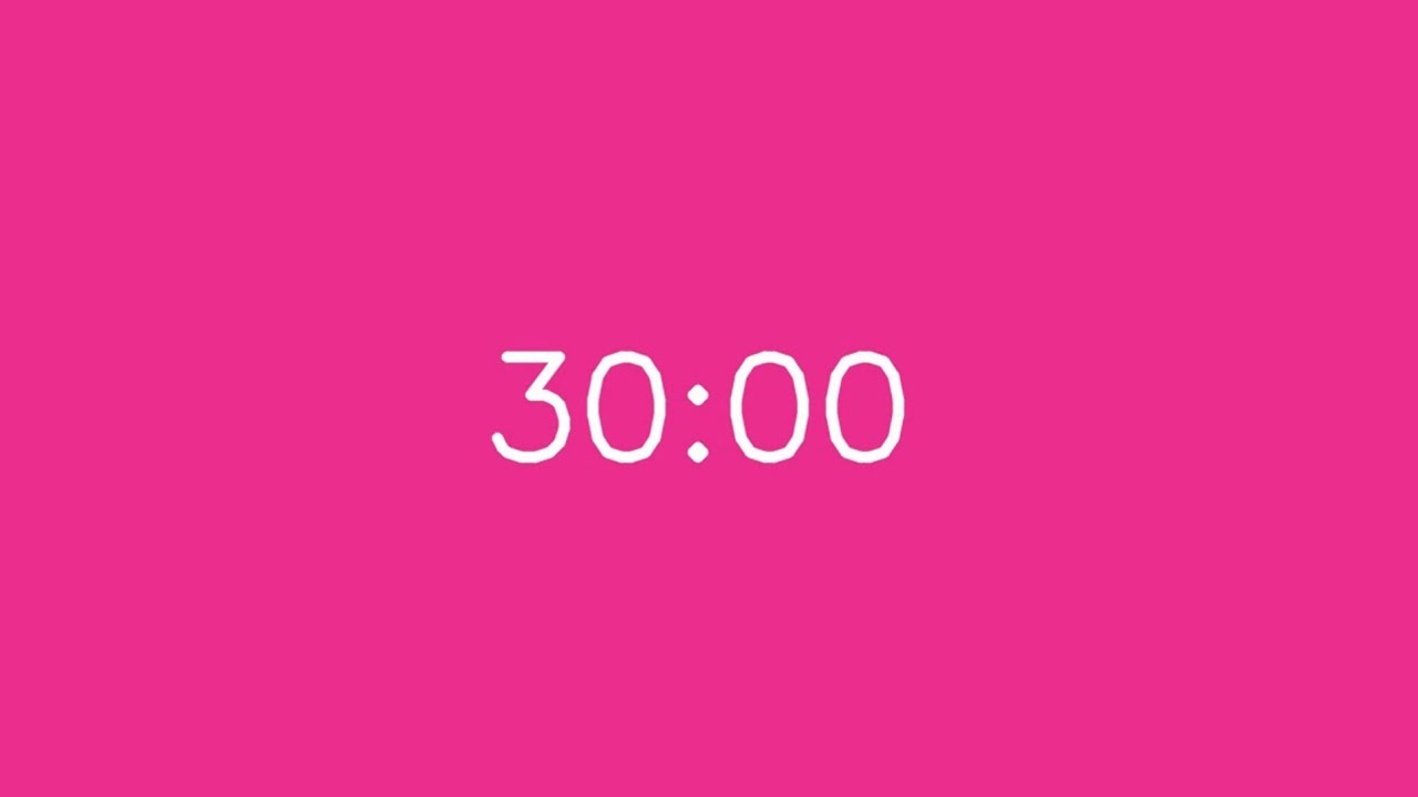 TIMER ROSA 30 MINUTOS| Cronômetro rosa para faxina| Limpeza da casa 🩷 #timer #cronômetro #donadecasa