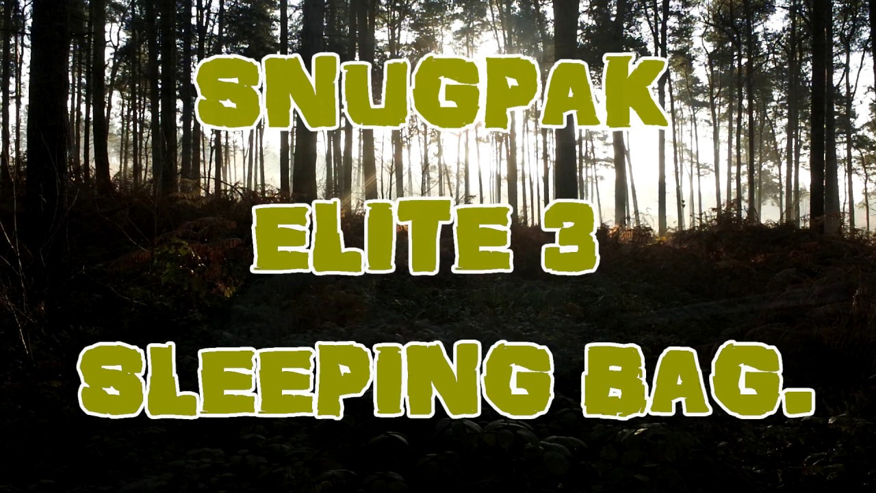 Snugpak Elite 3 Sleeping Bag.