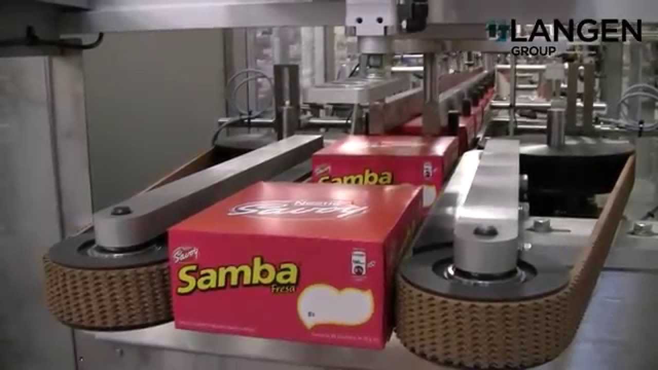Mpac Langen's Flow Wrapped Product Cartoning Solution