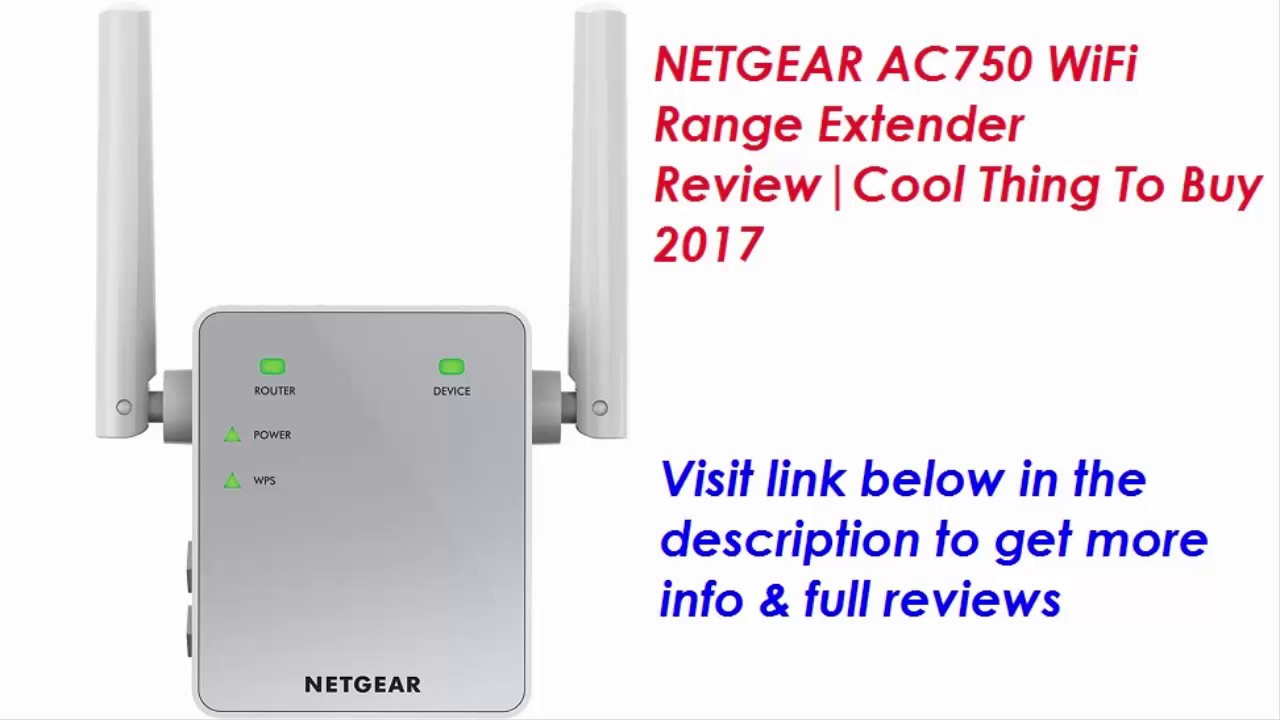 NETGEAR AC750 WiFi Range Extender Review