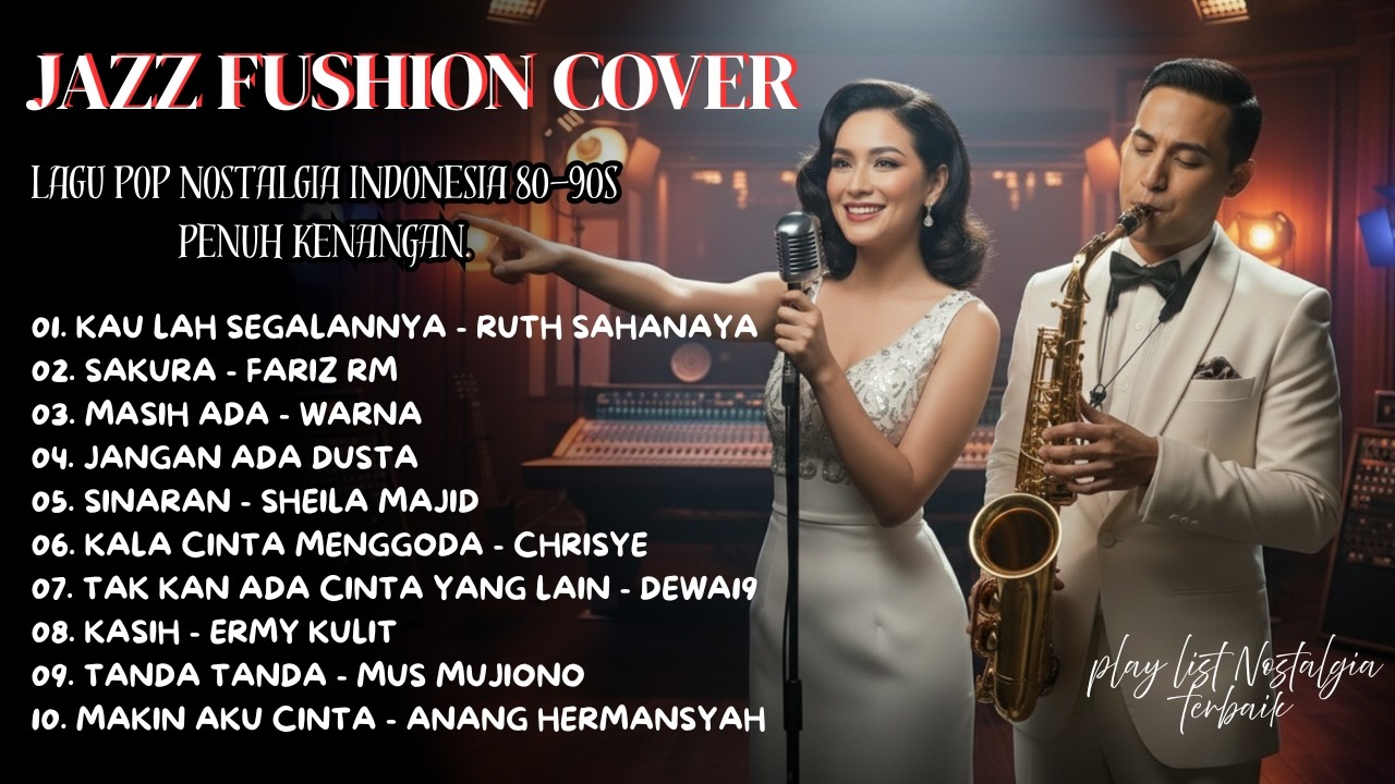 Top 10 Lagu Nostalgia Indonesia Terpopular Paling Bikin Kangen | Smooth Jazz Cover by Delia Studio