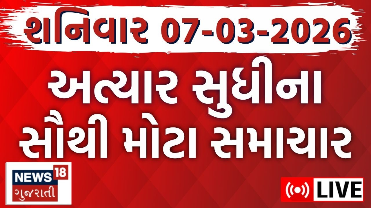Gujarat Latest News LIVE | ગુજરાતના આજના તમામ મહત્વના સમાચાર | Weather Updates | News18 Gujarati