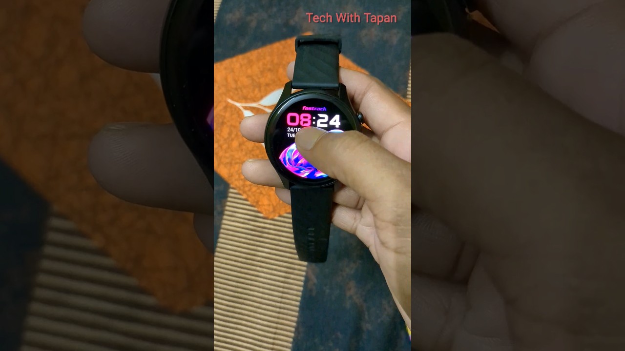 Fasttrack optimus smart watch with amoled display and Always on Display features also