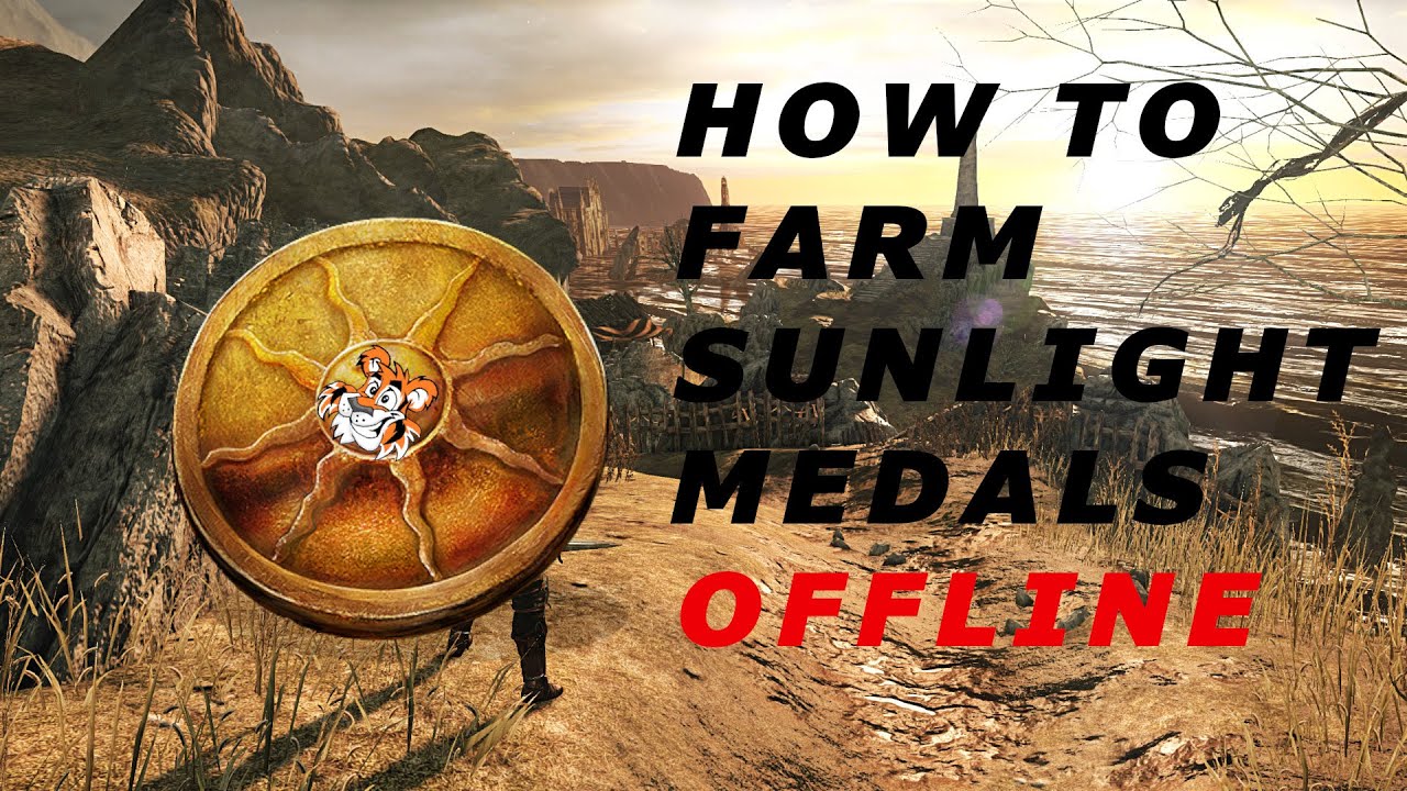 How to Farm Sunlight Medals Offline | Dark souls 2 Tutorial