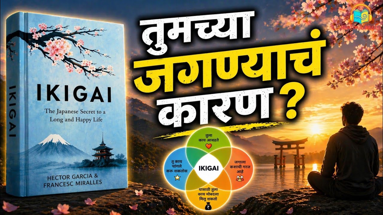 Ikigai Marathi Book Summary | तुमच्या जीवनाचा खरा उद्देश कसा शोधावा?