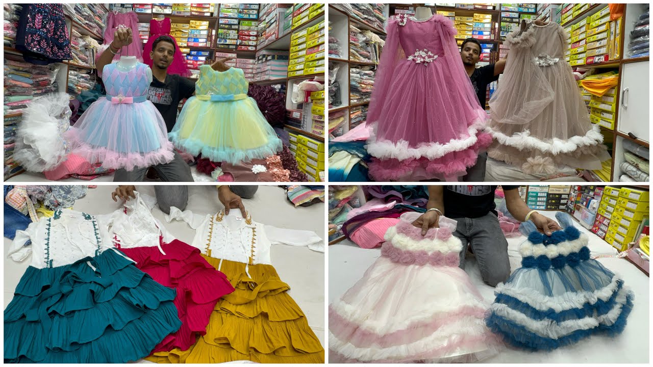 Chickpet Bangalore wholesale & retail Christmas special latest kids wear  single piece courier avail