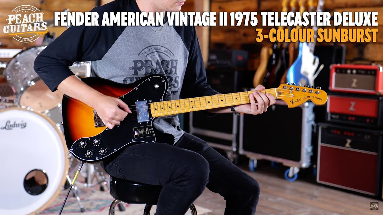 No Talking...Just Tones | Fender American Vintage II 1975 Telecaster Deluxe | 3-Colour Sunburst