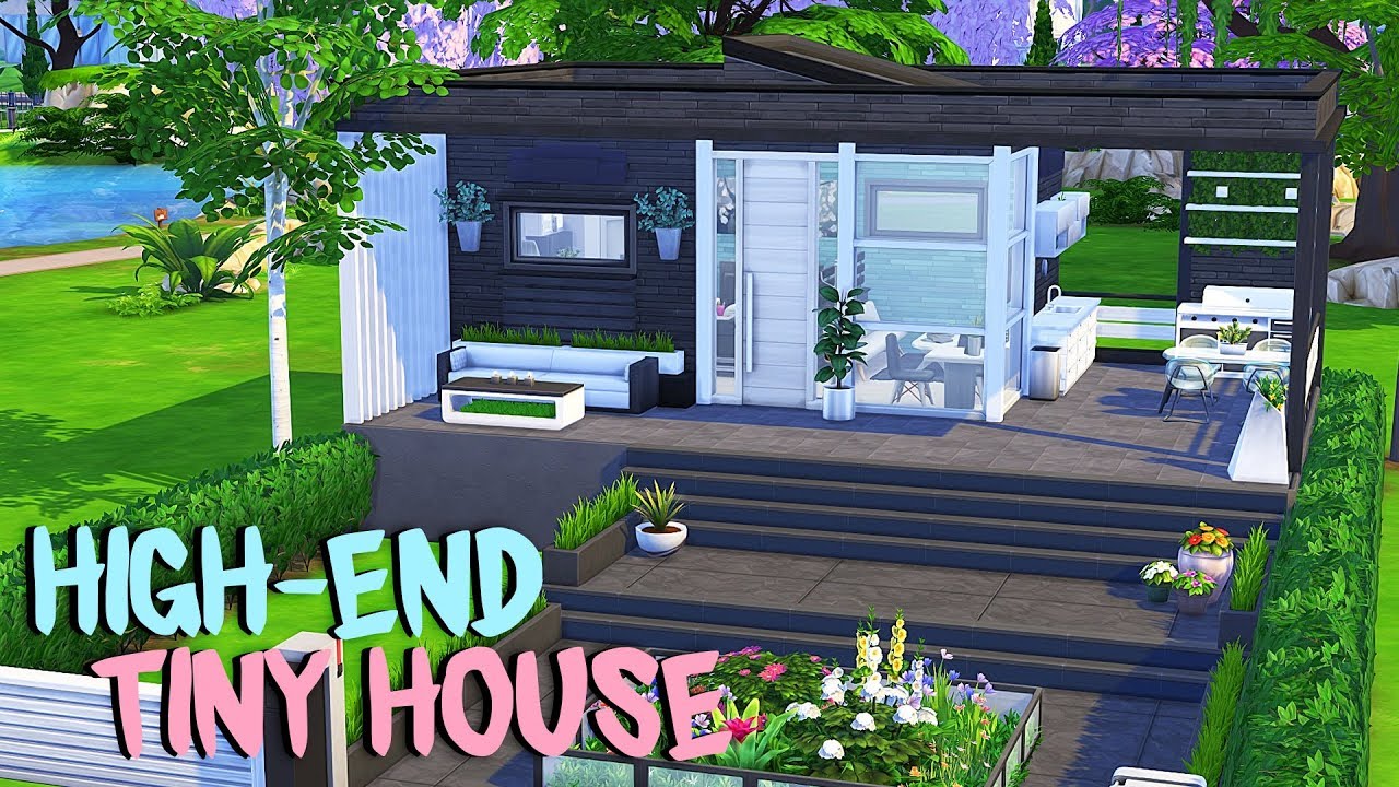 HIGH-END TINY HOUSE | The Sims 4 | Speed Build
