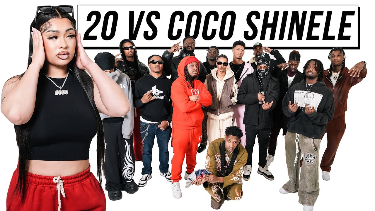 20 MEN VS 1 FEMALE BARBER : COCO SHINELE