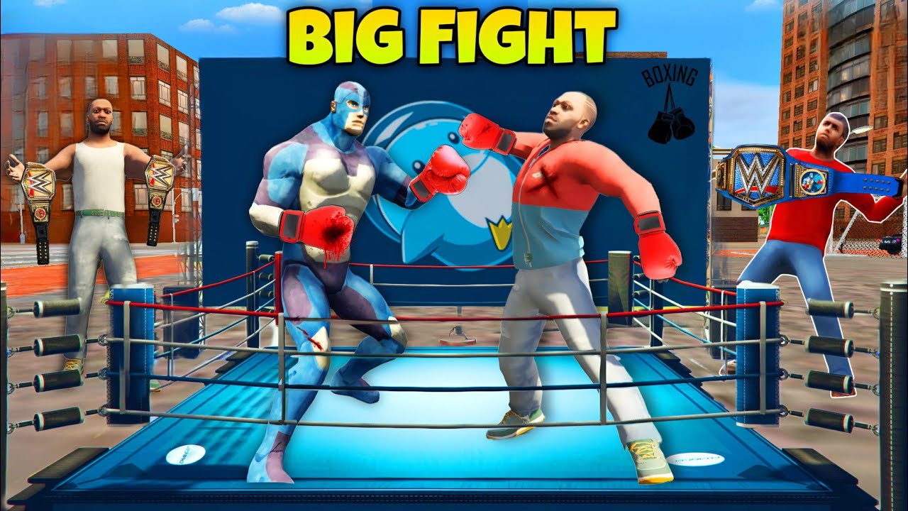 Big Fight Rope Hero Vs Franklin In Gta 5 | Rope Hero Vice Town | Junnu Malik Gaming