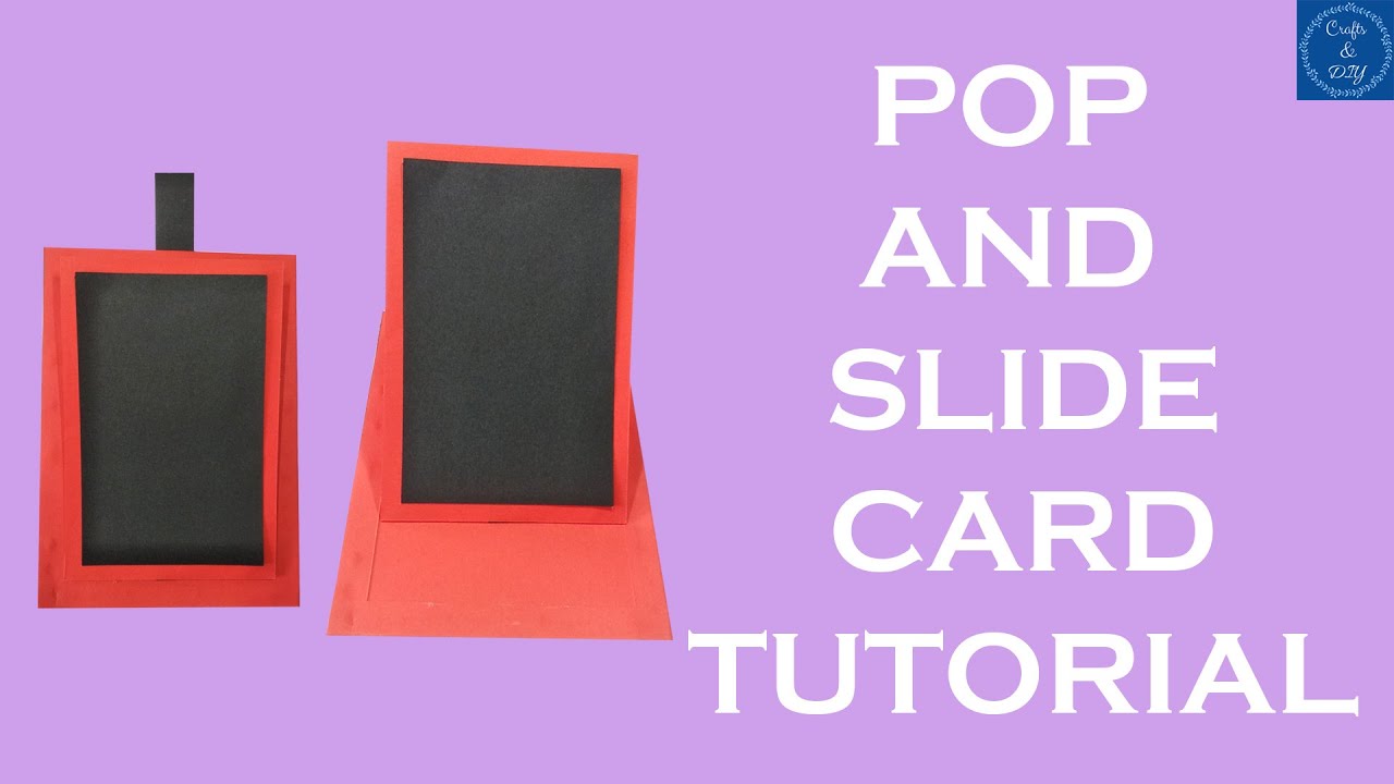 POP AND SLIDE CARD TUTORIAL | Scrapbook Card Ideas | Crafts & DIY |