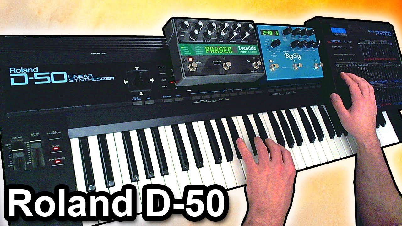 ROLAND D-50 + Strymon BIG SKY = Ambient Space Music Soundscape【SYNTH DEMO】