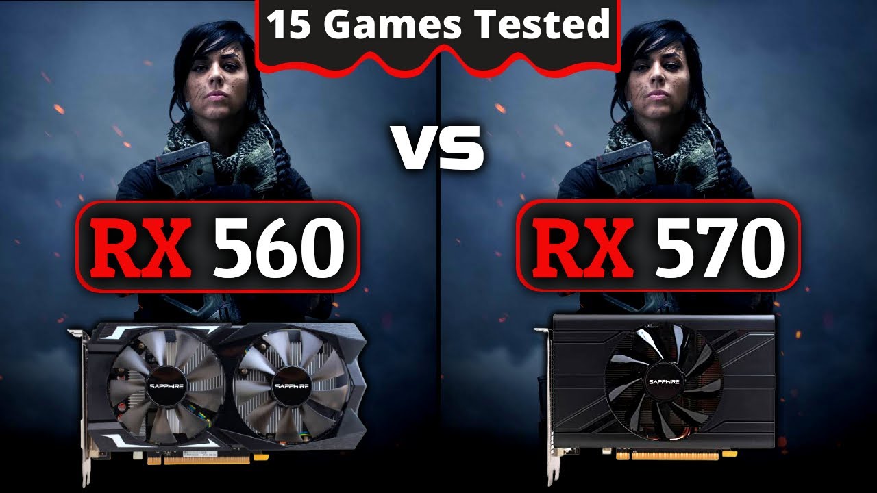 RX 560 vs RX 570 | How Big Is The Difference | 15 Games Tested