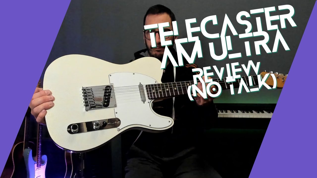 Fender Telecaster American Ultra RW Arctic Pearl demo REVIEW (no talk)