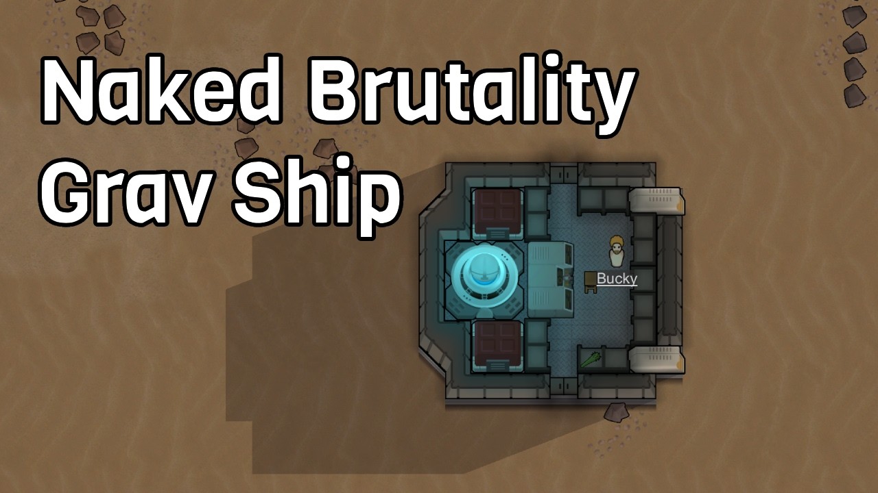 Naked Brutality Grav Ship with Vanilla Expanded Landmarks.