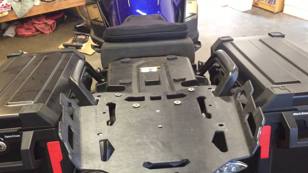 Super Tenere Altrider rack modified