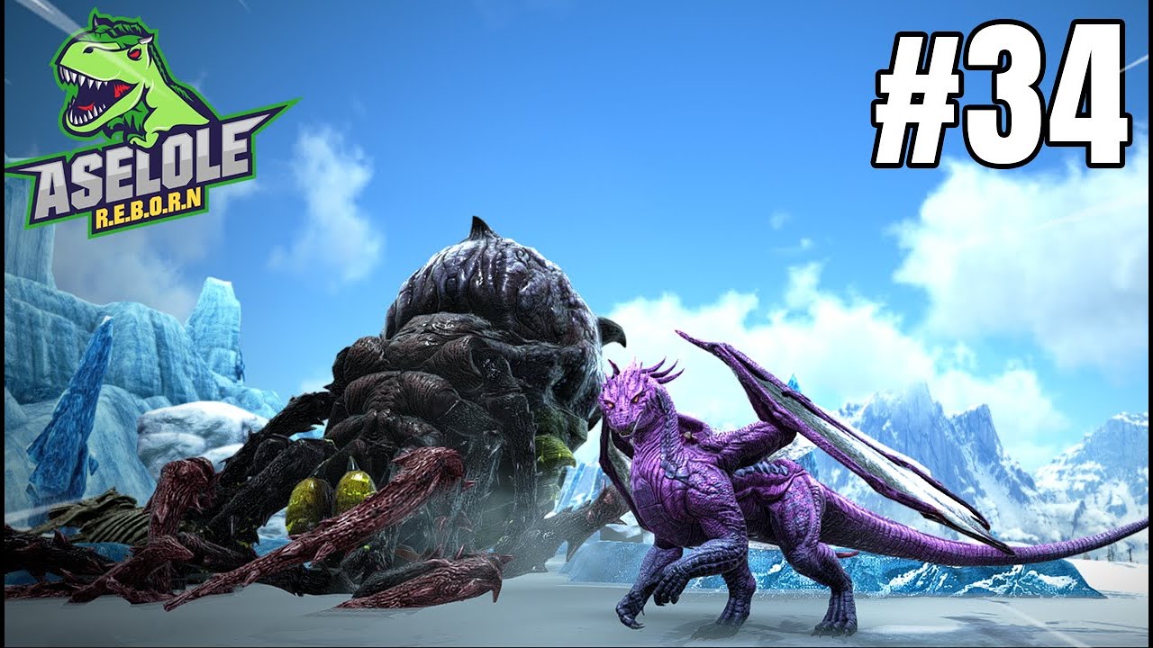 Primal Ancient Dragon Kuat Banget!! Solo Titan Brood Queen  - ARK Aselole Reborn #34